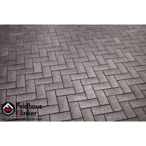 Брусчатка Feldhaus Klinker 609 umbra ferrum, 200*100*40