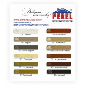 Теплоизоляционная кладочная смесь perel tks 6020 6520